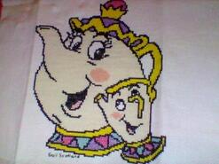 Cross stitch square for Katie S's quilt