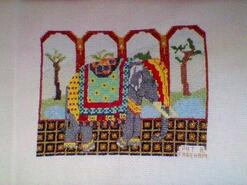 Cross stitch square for Caelyn T's quilt
