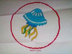 Cross stitch square for Tyler R's quilt