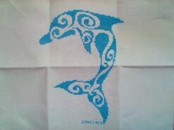 Cross stitch square for Tyler R's quilt