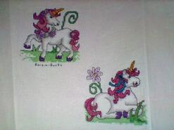 Cross stitch square for Evie R's quilt