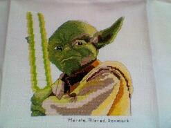 Cross stitch square for Adam S's quilt