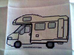 Cross stitch square for Khayden H's quilt