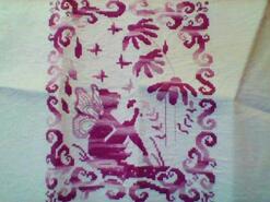 Cross stitch square for Ellie-Jae's quilt