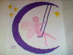 Cross stitch square for Seren W's quilt