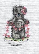Cross stitch square for Daisy's quilt