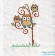 Cross stitch square for Ava-Marie W's quilt