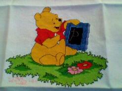 Cross stitch square for Rachel H's quilt
