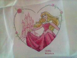 Cross stitch square for Scarlett S's quilt