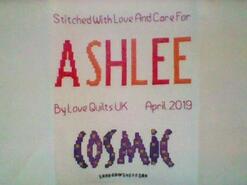 Cross stitch square for Ashlee C's quilt