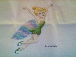 Cross stitch square for Paris N's quilt