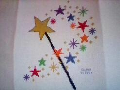 Cross stitch square for Kaleesi's quilt