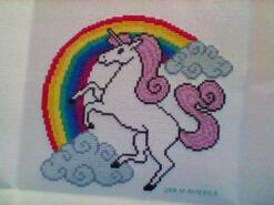 Cross stitch square for Aleja M's quilt