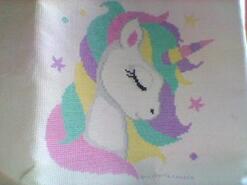 Cross stitch square for Aleja M's quilt