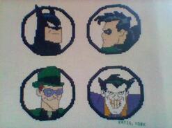 Cross stitch square for Logan N's quilt