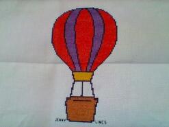 Cross stitch square for Kian L's quilt