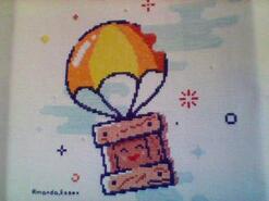 Cross stitch square for Kian L's quilt