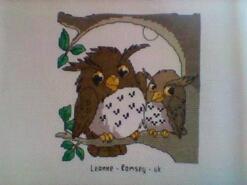 Cross stitch square for Anabelle C's quilt