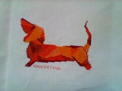 Cross stitch square for Scarlett C's quilt