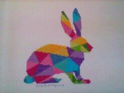 Cross stitch square for Scarlett C's quilt