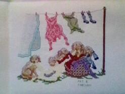 Cross stitch square for Scarlett C's quilt