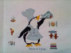 Cross stitch square for Brodie P's quilt