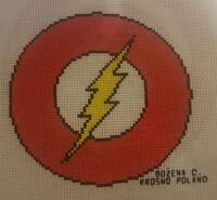 Cross stitch square for Khalen S's quilt