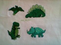 Cross stitch square for Caleb D's quilt