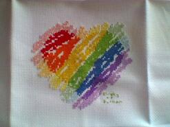 Cross stitch square for Alanna S's quilt