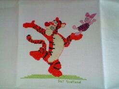 Cross stitch square for Alistair's quilt