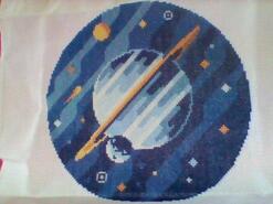 Cross stitch square for Harley W's quilt