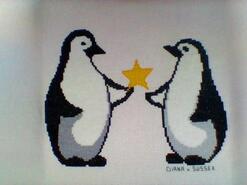 Cross stitch square for Kayden S's quilt