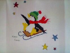 Cross stitch square for Kayden S's quilt