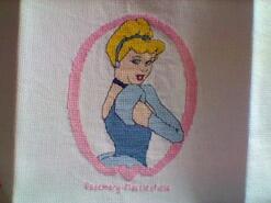 Cross stitch square for Isabelle B's quilt