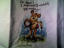 Cross stitch square for Kyle V's quilt