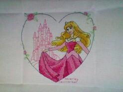 Cross stitch square for Sophia G's quilt