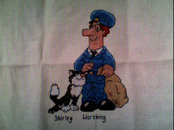 Cross stitch square for Jake C's quilt