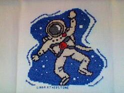 Cross stitch square for Dylan J's quilt