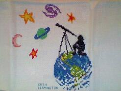 Cross stitch square for Jake C's quilt