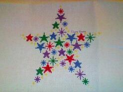 Cross stitch square for Aryan S's quilt
