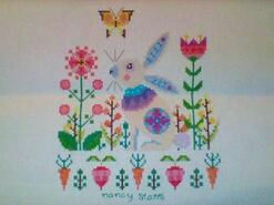 Cross stitch square for Stephanie C's quilt
