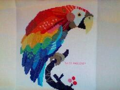 Cross stitch square for Luke H's quilt