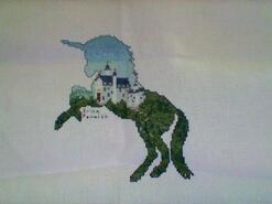 Cross stitch square for Matilda S's quilt