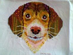 Cross stitch square for Jessie C's quilt