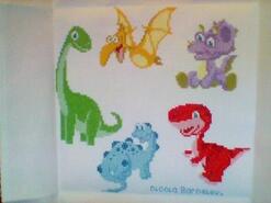 Cross stitch square for Kobi B's quilt