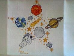 Cross stitch square for Henry N's quilt