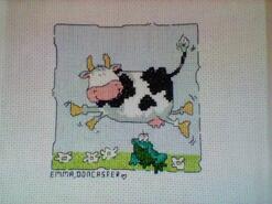 Cross stitch square for Freddie's quilt