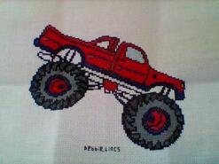 Cross stitch square for Charlie G's quilt