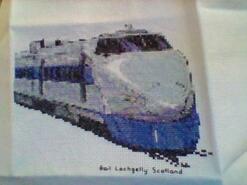 Cross stitch square for Massine K's quilt