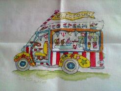Cross stitch square for Morgan L's quilt